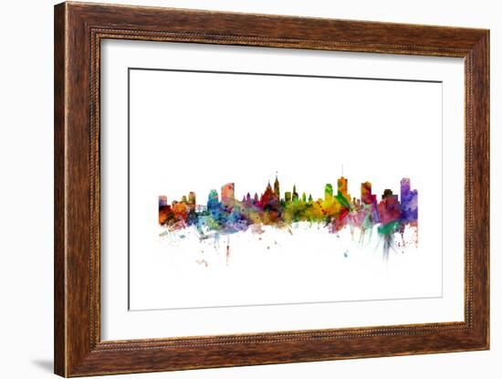 Ottawa Canada Skyline-Michael Tompsett-Framed Premium Giclee Print