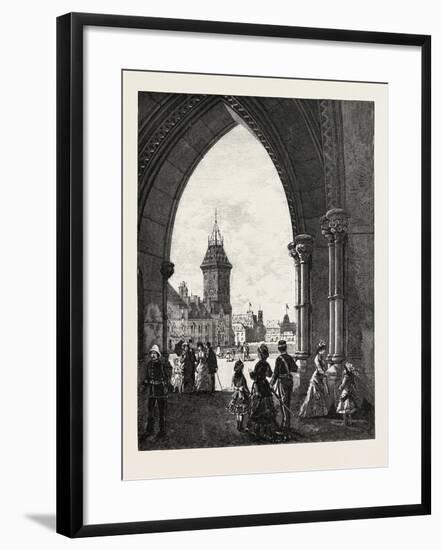 Ottawa, from Main Entrance under Central Tower, Canada, Nineteenth Century-null-Framed Giclee Print