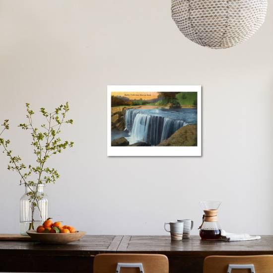 Ottawa Illinois View Of Bailey Falls Near Starved Rock Art Print