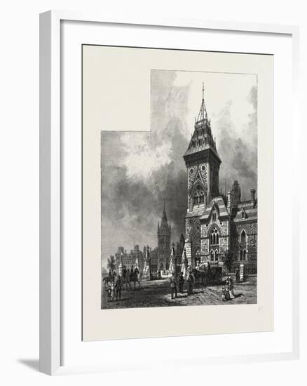 Ottawa, Tower of Eastern Block, Departmental Buildings, Canada, Nineteenth Century-null-Framed Giclee Print