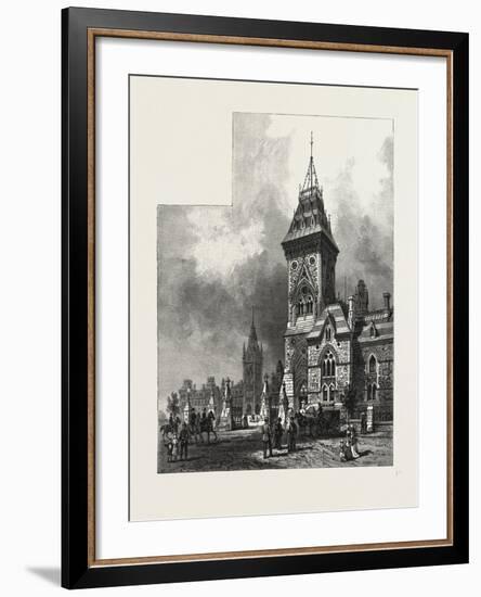 Ottawa, Tower of Eastern Block, Departmental Buildings, Canada, Nineteenth Century--Framed Giclee Print