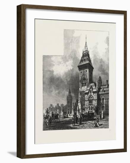 Ottawa, Tower of Eastern Block, Departmental Buildings, Canada, Nineteenth Century-null-Framed Giclee Print