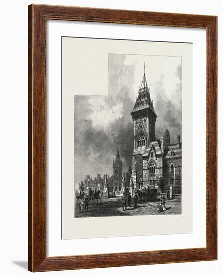 Ottawa, Tower of Eastern Block, Departmental Buildings, Canada, Nineteenth Century-null-Framed Giclee Print