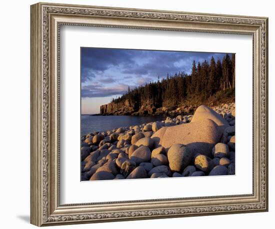 Otter Cliffs Fom Monument Cove, Maine, USA-Jerry & Marcy Monkman-Framed Photographic Print