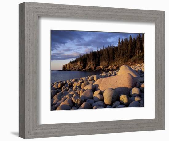 Otter Cliffs Fom Monument Cove, Maine, USA-Jerry & Marcy Monkman-Framed Photographic Print