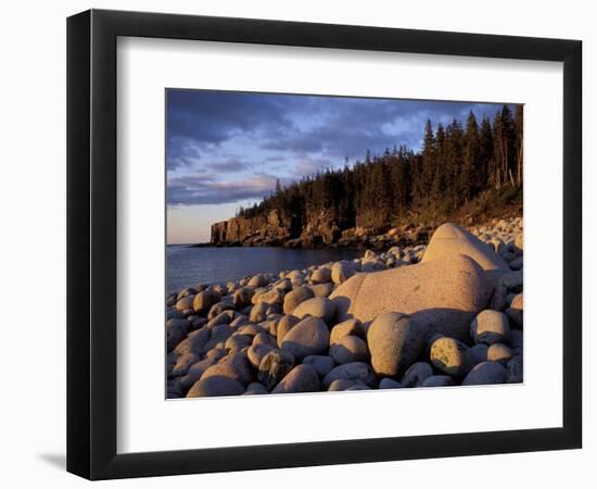 Otter Cliffs Fom Monument Cove, Maine, USA-Jerry & Marcy Monkman-Framed Photographic Print
