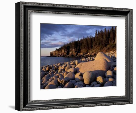 Otter Cliffs Fom Monument Cove, Maine, USA-Jerry & Marcy Monkman-Framed Photographic Print