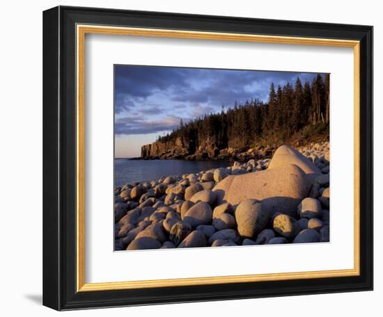 Otter Cliffs Fom Monument Cove, Maine, USA-Jerry & Marcy Monkman-Framed Photographic Print
