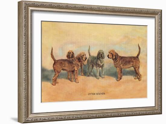 Otter Hounds-Thomas Ivester Llyod-Framed Art Print