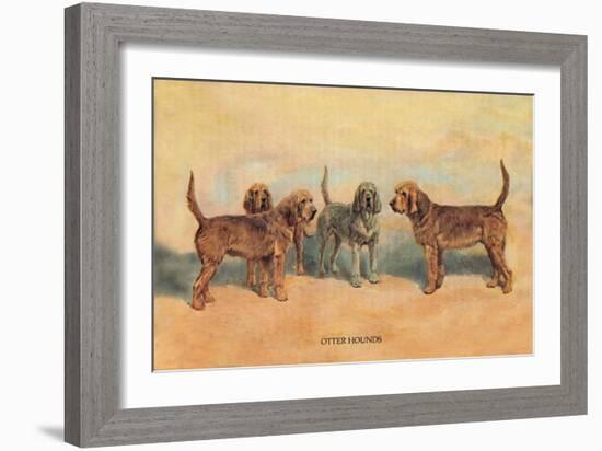 Otter Hounds-Thomas Ivester Llyod-Framed Art Print