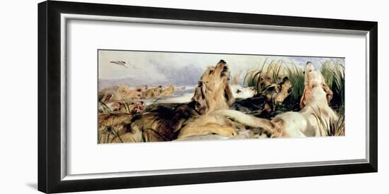 Otter Hounds-Edwin Henry Landseer-Framed Giclee Print