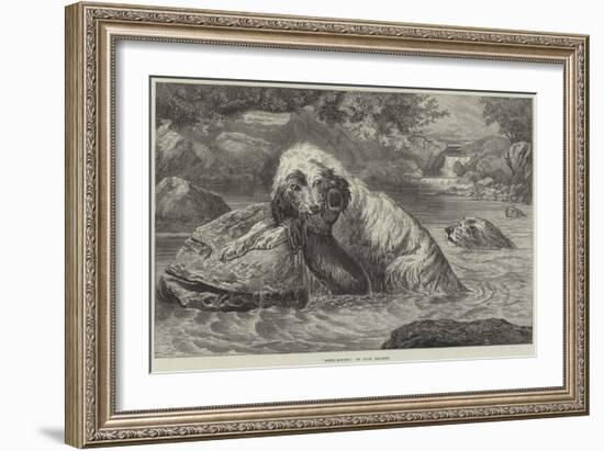 Otter-Hounds-Basil Bradley-Framed Giclee Print