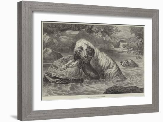 Otter-Hounds-Basil Bradley-Framed Giclee Print