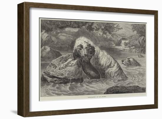 Otter-Hounds-Basil Bradley-Framed Giclee Print