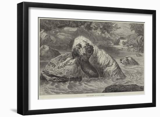 Otter-Hounds-Basil Bradley-Framed Giclee Print