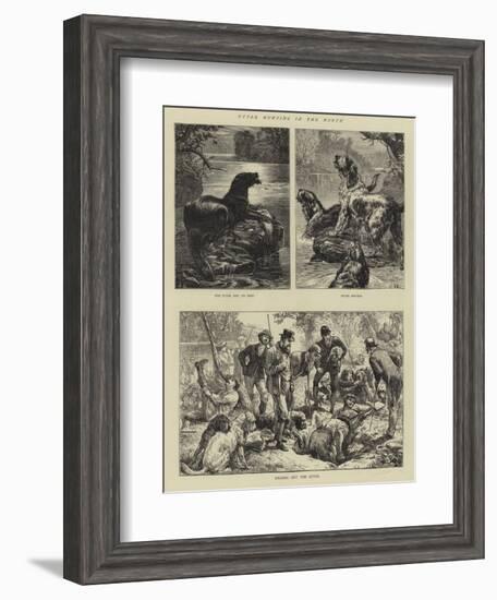 Otter Hunting in the North-Basil Bradley-Framed Giclee Print