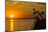 Otter Point at Sunset, Cape Maclear, Lake Malawi, Malawi, Africa-Michael Runkel-Mounted Photographic Print