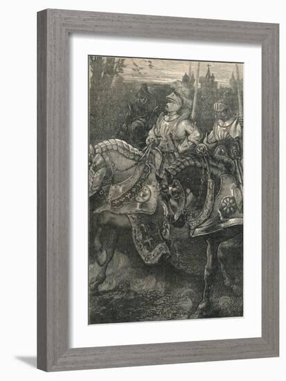 Otterburn - the Advance of Hotspur, (138), C1910-null-Framed Giclee Print