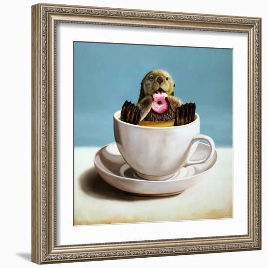 Otterly Delicious-Lucia Heffernan-Framed Art Print