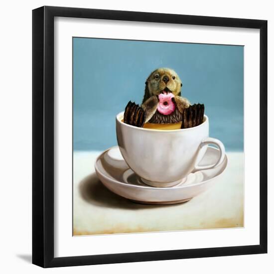 Otterly Delicious-Lucia Heffernan-Framed Art Print