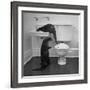 Otters Playing in Bathroom-Wallace Kirkland-Framed Photographic Print