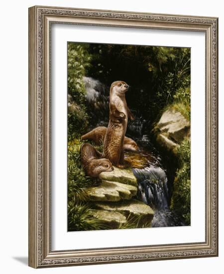 Otters-Michael Jackson-Framed Giclee Print