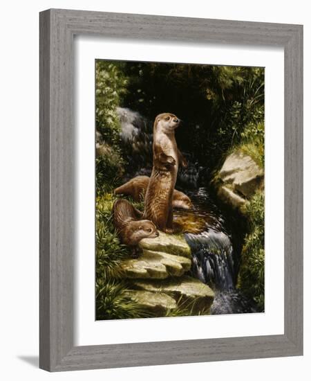 Otters-Michael Jackson-Framed Giclee Print