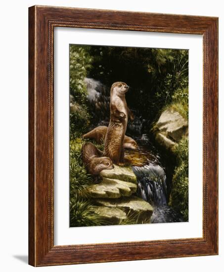 Otters-Michael Jackson-Framed Giclee Print