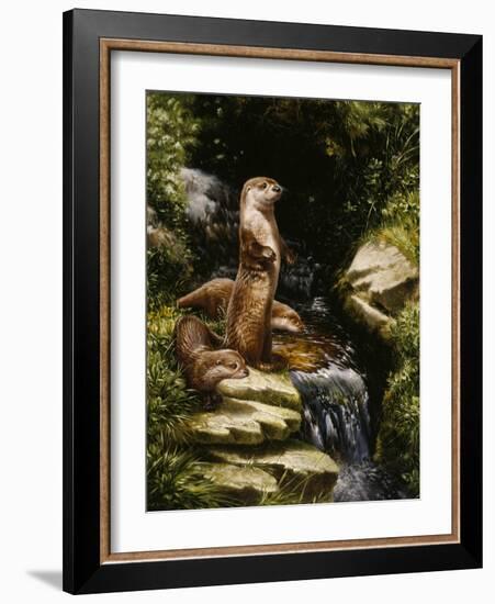 Otters-Michael Jackson-Framed Giclee Print