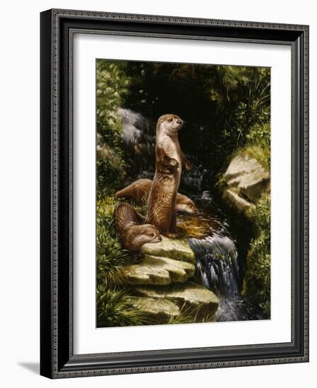 Otters-Michael Jackson-Framed Giclee Print