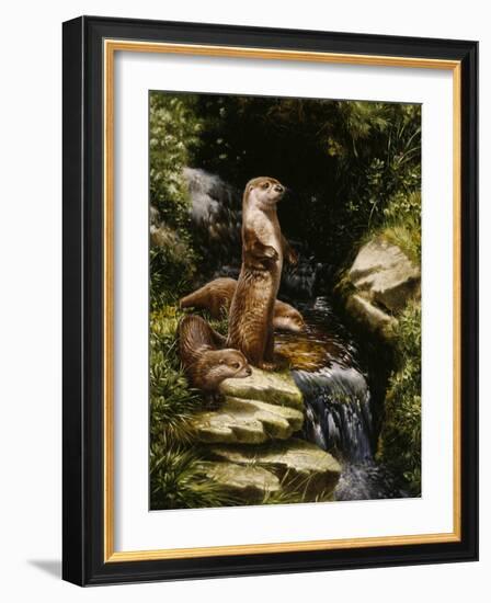 Otters-Michael Jackson-Framed Giclee Print