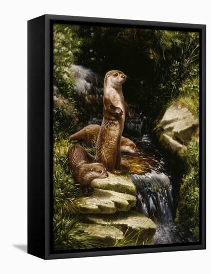 Otters-Michael Jackson-Framed Premier Image Canvas