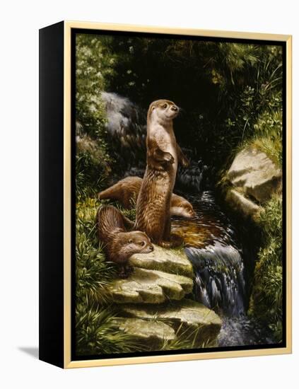 Otters-Michael Jackson-Framed Premier Image Canvas