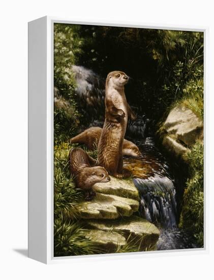 Otters-Michael Jackson-Framed Premier Image Canvas