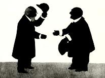 Silhouette of Anton Bruckner (1824-96) Austrian Composer, Conducting-Otto Bohler-Giclee Print