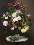A Still Life with Roses in a Glass Vase-Otto Diderich Ottesen-Giclee Print