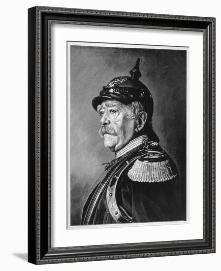 Otto Eduard Leopold Bismarck-Fritz Werner-Framed Art Print