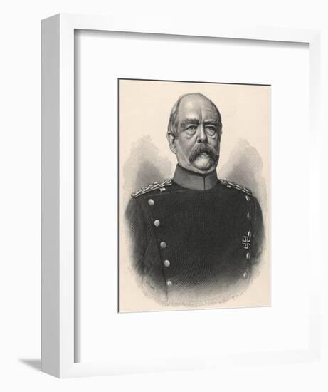 Otto Eduard Leopold, Graf Von Bismarck, in the 1880s-null-Framed Art Print