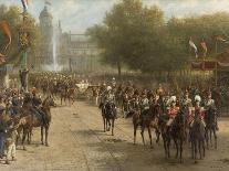 Het Frederiksplein Te Amsterdam Tijdens De Intocht Van Koningin Wilhelmina, 5 September-Otto Eerelman-Art Print