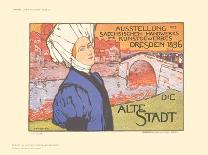 Exhibition of Saxon Artisanry and Commercial Art, Dresden, c.1896-Otto Fischer-Art Print