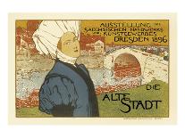 Exhibition of Saxon Artisanry and Commercial Art, Dresden, c.1896-Otto Fischer-Art Print
