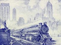 Running the Trains-Otto Kuhler-Giclee Print