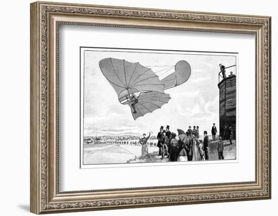 Otto Lilienthal's Glider, 19th Century-Science Photo Library-Framed Photographic Print