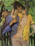 Three Nude Figures in Wood, 1911-Otto Mueller-Giclee Print