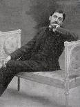 Marcel Proust French Writer Relaxing on an Ornate Sofa-Otto-pirou-Photographic Print
