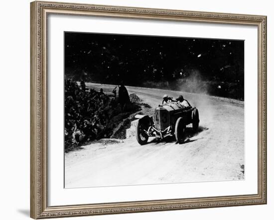 Otto Salzer in a Mercedes GP/14, in the Targa Florio, Sicily, 1922-null-Framed Photographic Print