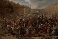 Batavians Besiege the Roman Army Regiments at Vetera-Otto van Veen-Framed Art Print
