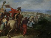 Batavians Besiege the Roman Army Regiments at Vetera-Otto van Veen-Framed Art Print