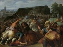 Romans Nearly Overpower the Army of Julius Civilis Through the Treachery of a Batavian-Otto van Veen-Art Print