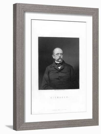 Otto Von Bismarck, Duke of Lauenburg, German Statesman, 1893-W Holl-Framed Giclee Print